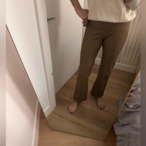 Heartloom elastic pull on faux leather pants